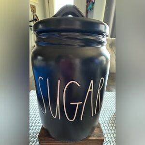 Rae Dunn Black Sugar Canister